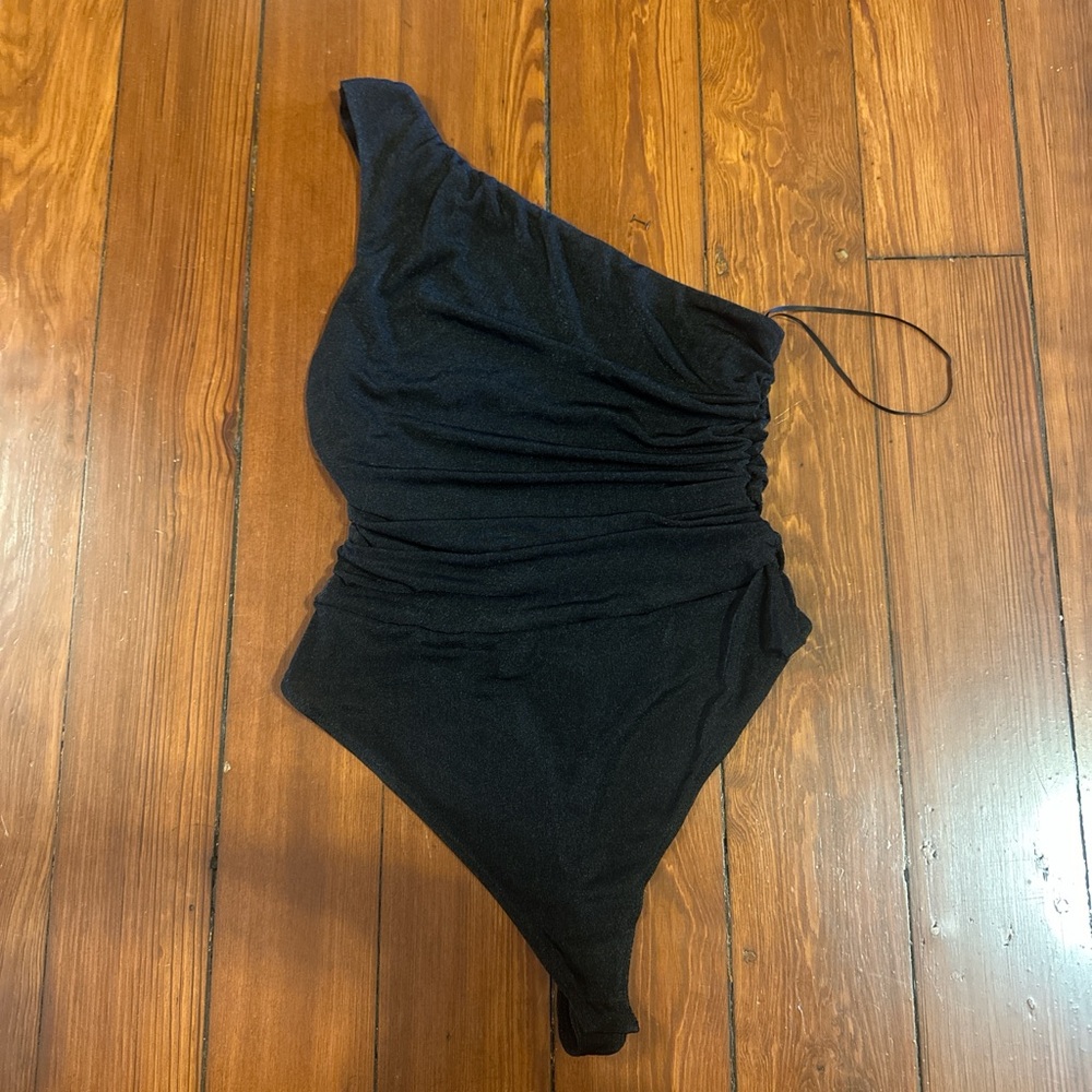 Ladies One-Shoulder Bodysuit